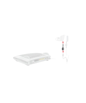 FRITZ!BOX RJ45-RJ11-VERLOOPADAPTER ZWART (ANLG TELEFOON)